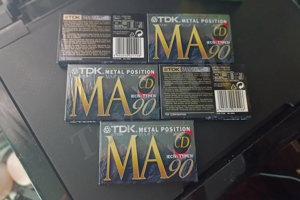 Аудиокассеты TDK MA-90 Новые, запечатанные!