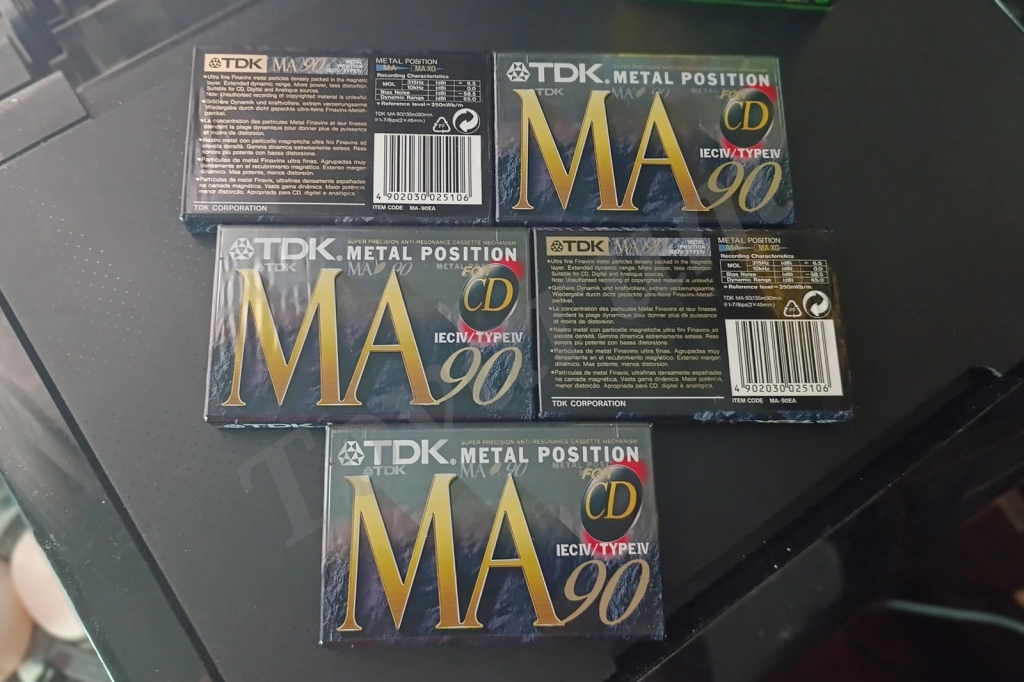 Аудиокассеты TDK MA-90 Новые, запечатанные!