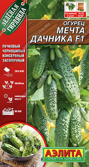 Огурец Мечта дачника F1 10 шт Аэлита)